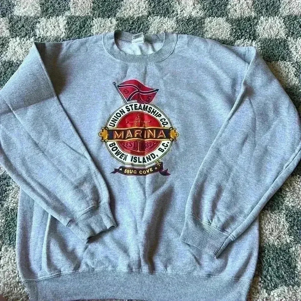 Grey Sweatshirt from Bowen Island, BC
